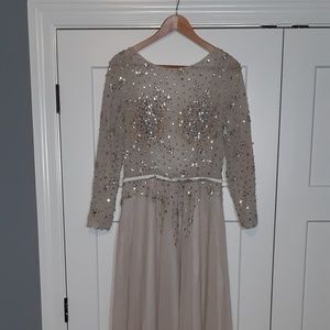 Silver Sequin Dress